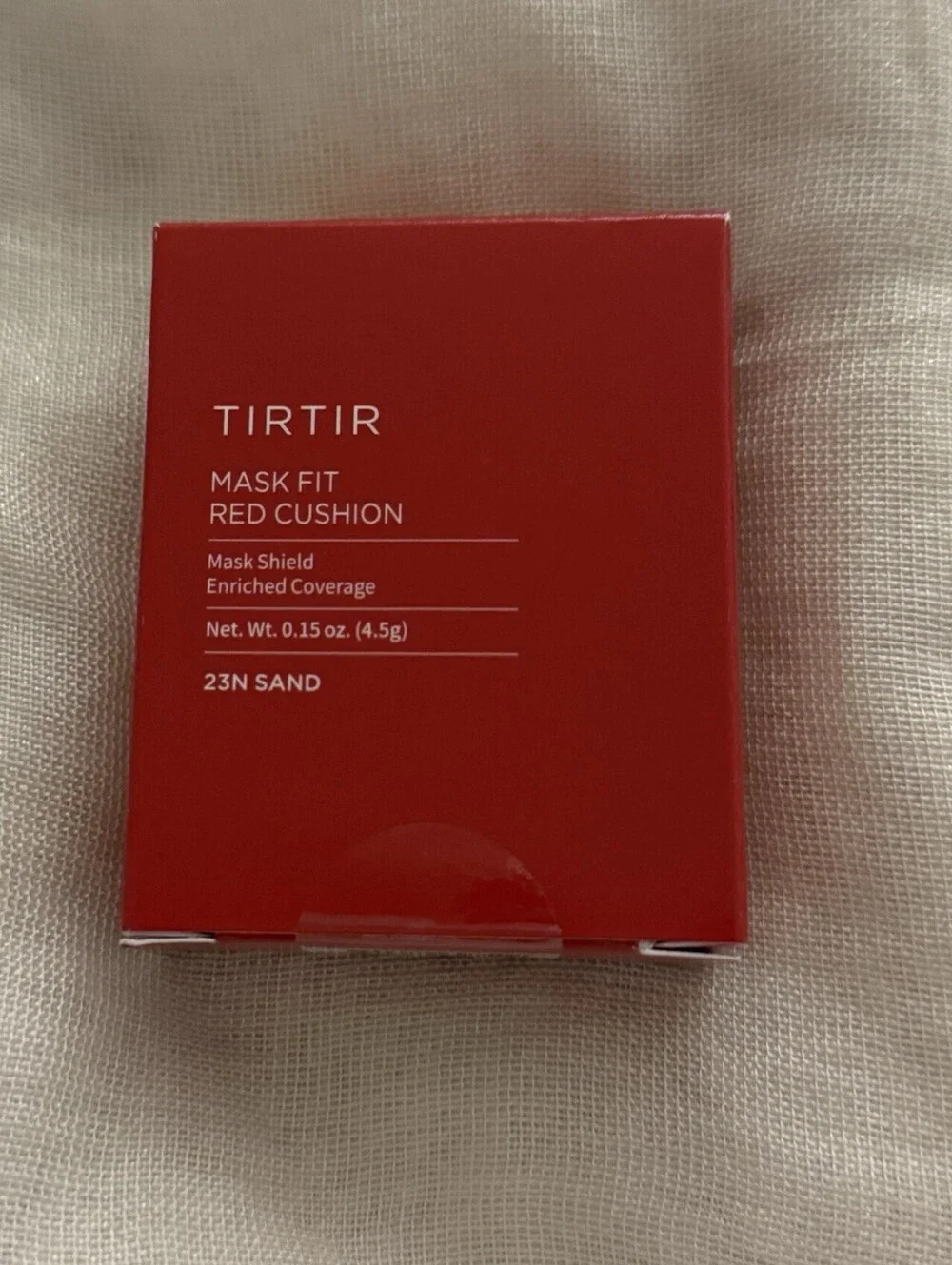 TIRTIR Mask Fit Red Cushion Foundation 23N Sand Mini 4.5g NEW